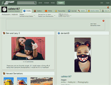 Tablet Screenshot of calisto187.deviantart.com