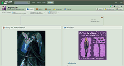 Desktop Screenshot of ladyanutar.deviantart.com