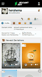Mobile Screenshot of herohema.deviantart.com