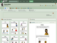 Tablet Screenshot of espanolbot.deviantart.com