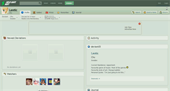 Desktop Screenshot of leotic.deviantart.com