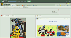 Desktop Screenshot of mybumbee.deviantart.com