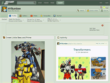 Tablet Screenshot of mybumbee.deviantart.com