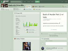 Tablet Screenshot of noahs-ark-circus-bb.deviantart.com