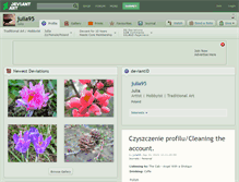 Tablet Screenshot of julia95.deviantart.com