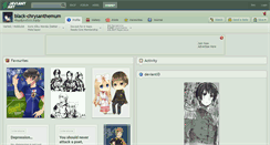 Desktop Screenshot of black-chrysanthemum.deviantart.com