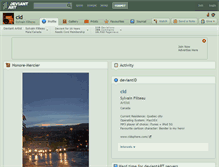 Tablet Screenshot of cid.deviantart.com