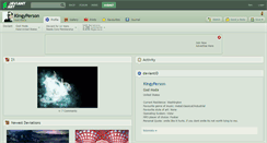 Desktop Screenshot of kingyperson.deviantart.com