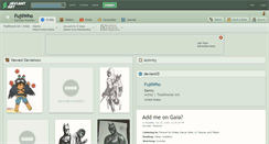 Desktop Screenshot of fujiiwho.deviantart.com