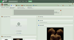Desktop Screenshot of eviln8.deviantart.com