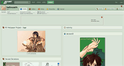 Desktop Screenshot of battousairk.deviantart.com