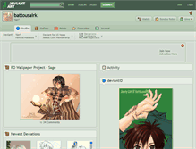 Tablet Screenshot of battousairk.deviantart.com