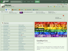 Tablet Screenshot of kittykam.deviantart.com