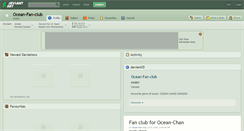 Desktop Screenshot of ocean-fan-club.deviantart.com