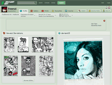 Tablet Screenshot of freenzi.deviantart.com