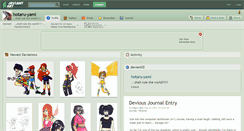 Desktop Screenshot of hotaru-yami.deviantart.com