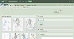 Desktop Screenshot of belcoot.deviantart.com