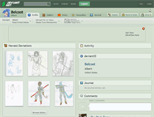 Tablet Screenshot of belcoot.deviantart.com