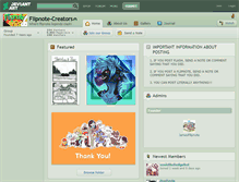 Tablet Screenshot of flipnote-creators.deviantart.com