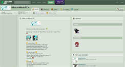 Desktop Screenshot of miku-x-mikuo-fc.deviantart.com