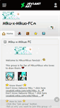 Mobile Screenshot of miku-x-mikuo-fc.deviantart.com