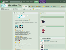 Tablet Screenshot of miku-x-mikuo-fc.deviantart.com