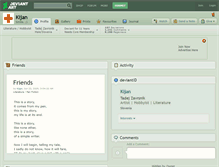 Tablet Screenshot of kijan.deviantart.com