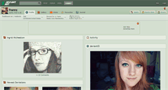 Desktop Screenshot of frannz.deviantart.com