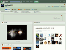 Tablet Screenshot of carlitos5872.deviantart.com