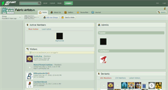 Desktop Screenshot of fabric-artists.deviantart.com