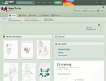 Tablet Screenshot of hiramturtle.deviantart.com