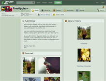 Tablet Screenshot of freehippies.deviantart.com