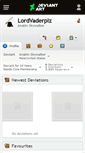 Mobile Screenshot of lordvaderplz.deviantart.com
