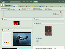 Tablet Screenshot of darkazam.deviantart.com