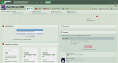 Desktop Screenshot of mushr00mcom1t33.deviantart.com