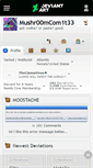 Mobile Screenshot of mushr00mcom1t33.deviantart.com
