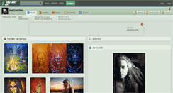 Desktop Screenshot of mezamine.deviantart.com