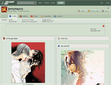 Tablet Screenshot of jennymaycry.deviantart.com