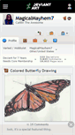 Mobile Screenshot of magicalmayhem7.deviantart.com