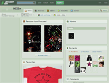 Tablet Screenshot of hcss.deviantart.com