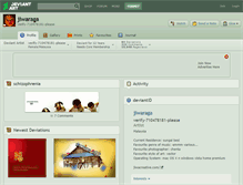 Tablet Screenshot of jiwaraga.deviantart.com