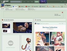 Tablet Screenshot of millgiass.deviantart.com