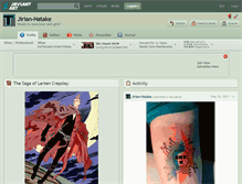 Tablet Screenshot of jirian-hatake.deviantart.com