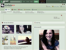 Tablet Screenshot of echorukia.deviantart.com