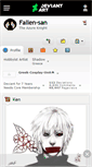 Mobile Screenshot of fallen-san.deviantart.com