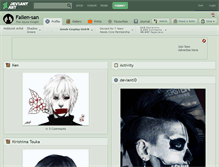 Tablet Screenshot of fallen-san.deviantart.com