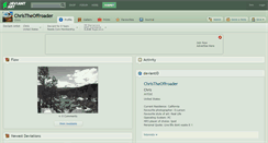 Desktop Screenshot of christheoffroader.deviantart.com