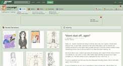 Desktop Screenshot of crazyangel.deviantart.com