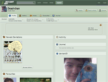 Tablet Screenshot of dead-chan.deviantart.com