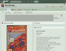 Tablet Screenshot of pipe182motas.deviantart.com